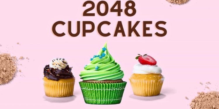 2048 Cupcakes: Stack the Sweetest Puzzle Ever Made